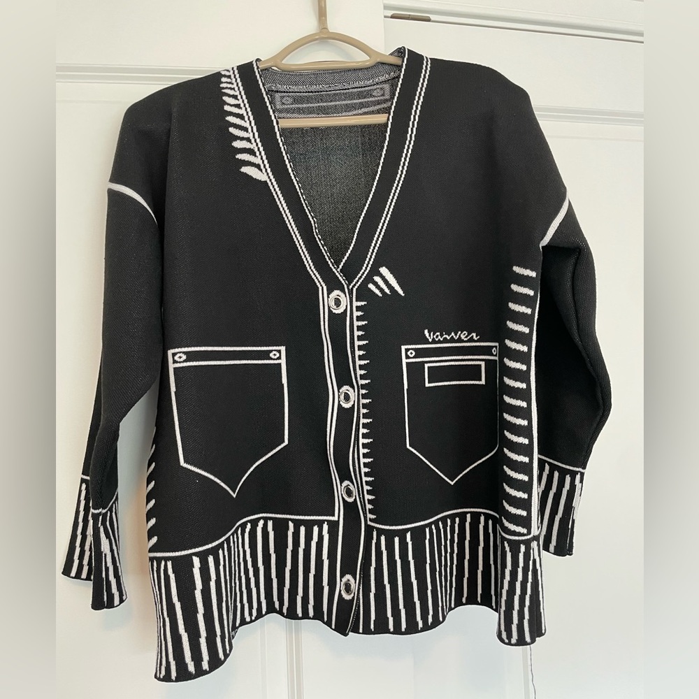 Black and white Cardigan